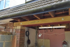 Steel Beam and Pad stones